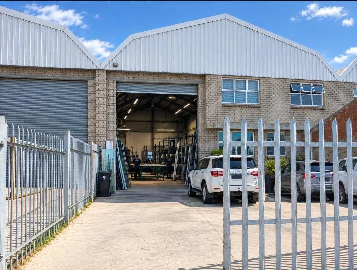 Alumagic Glass workshop entrance with staff working inside